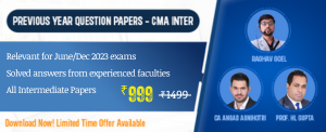 CMA Inter Question Paper & Answer With PDF